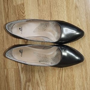 I Comfort- Pewter Heels- Women's 9.5